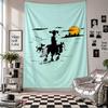 Wall TapestryLucky Luke Art Hanging Cloth Decorative Background Cover for Room Decoration