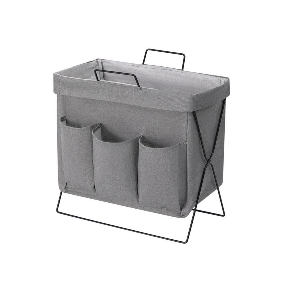 Folding Dirty Clothes Storage Basket Space Saving Laundry Basket Clothing Storage Basket  Household серый