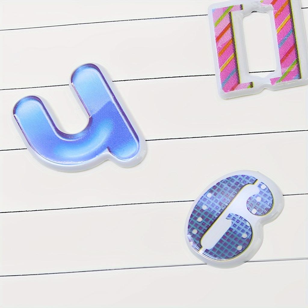 6pcs Letters Numbers Stickers 3D Puffy Cartoon Alphabet Stickers for DIY Craft Scrapbook Notebook Label Party Decor ZSY