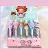 48-piece Box Of 0.5mm Cartoon Cotton Doll Sticky Push Pens Great For Students And Girls 926)