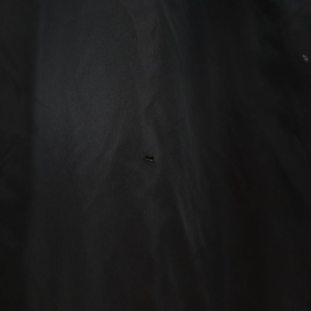 Adidas Trefoil Logo Fleece-lined Hood Bench Coat L Black Men's Used