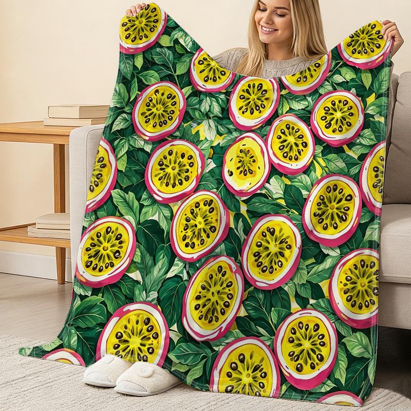 Printed Flannel Fleece Blanket,Soft, Skin-friendly, Warm & Cozy, Perfect for Home, Sofa, Dorm, Christmas, Halloween Decor & Napping