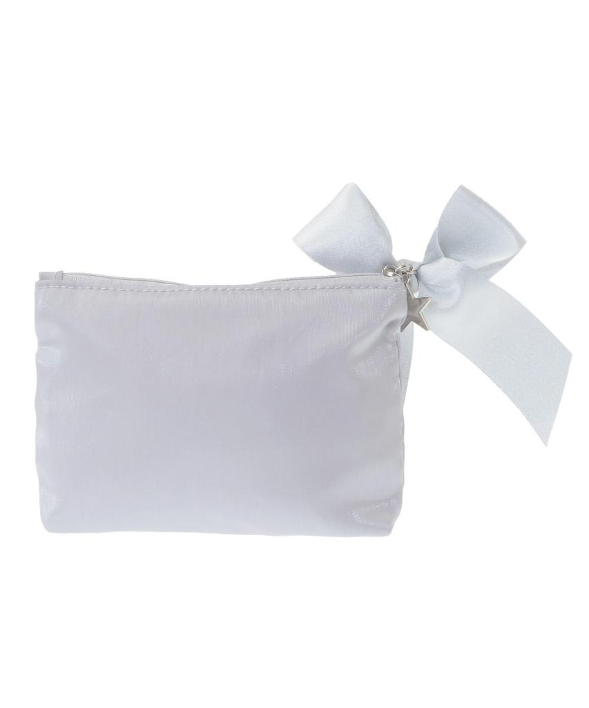 Maison de Fleur Star Shiny Pouch, Grayish Blue, Size F, PouchDrawstring Bag, 08000645000