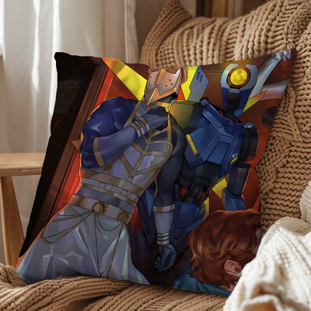 Game Gabriel V1 2 Ultrakill Pillow Case Sofa Living Room Bedroom Headboard Backrest Cushion Square Cushion Nap Time