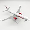 B737 Lion Air Model Plane 30cm Resin Airplane Toys for Child Models with Stand Simulation Airliner Scale Plane Collectible
