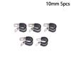 5 Stück 6–20 mm Edelstahl-P-Clips mit Gummiauskleidung, R-Typ-Rohrschelle, Kabelmontage, Schlauchschelle, Schlauchschelle, feste Schelle