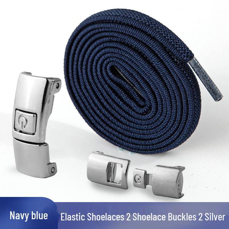 Mesh No-Tie Shoelaces with Interlock Buckle for Men & Women