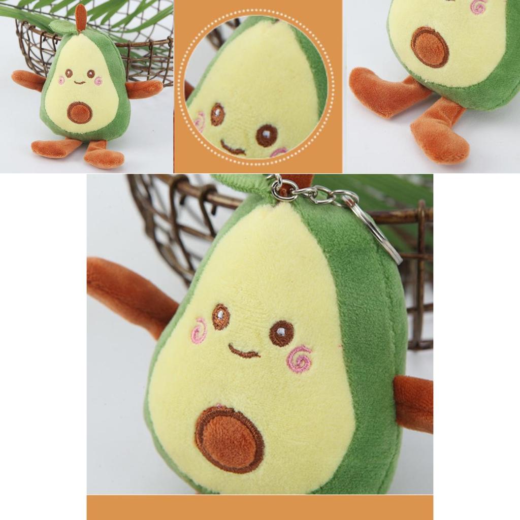 Cute Avocado Plush Toy Cartoon Fruit Doll Stuffed Toy Gift Factory