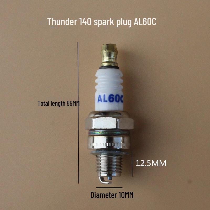 Four-Stroke Lawn Mower & Brush Cutter Kit with Two-Stroke Spark Plug