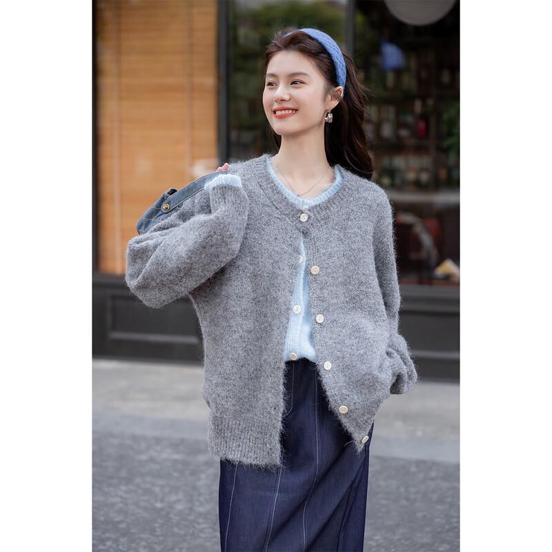 Mokana Color-Block Faux Two-Piece Knit Sweater