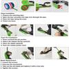 Fast Plant Tying Machine Green Tapener Tying Tool Durable Plant Tying Tool