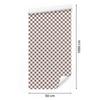 Checkerboard wallpaper light gray and orange 50x1000