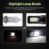 160W H1 Led Bulbs For Cars Daytime Driving Fog Lights CSP Chip Super Bright 6000K White Lighting High Power