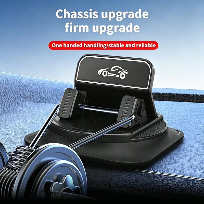Car dashboard anti slip mobile phone holder 360 ° rotating navigation fixed bracket universal car phone holder