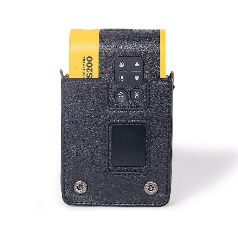 With Shoulder Strap Instant Camera Case PU Leather Anti Scratch Storage Bag Wear Resistant for Kodak Mini Shot 2 Era MS200