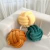 Soft Throw Pillow Hand Knot Cushion Sofa Round Handmade Knotted Ball Car Bedding Stuffed Pillow Bed Living Room Chair Home