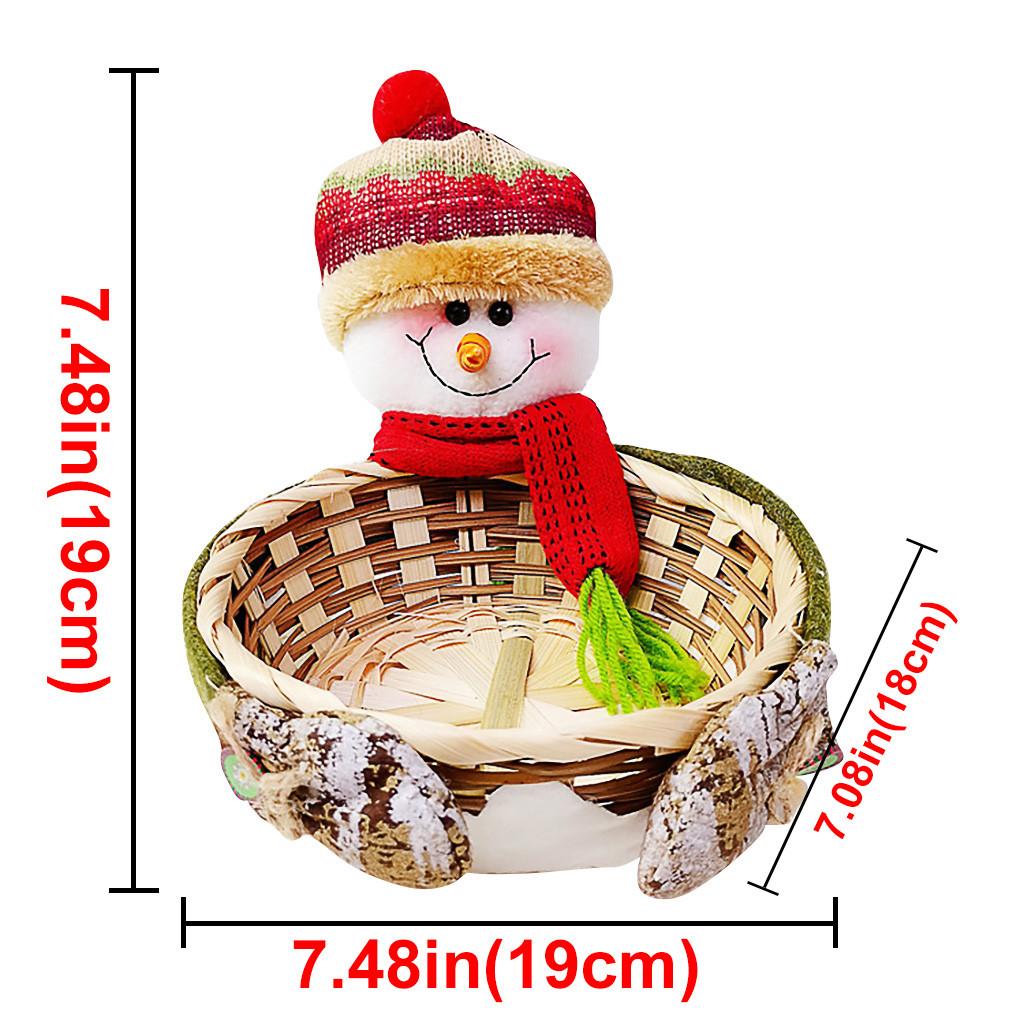 Christmas Candy Storage Basket Decoration  Storage Basket Gift Large