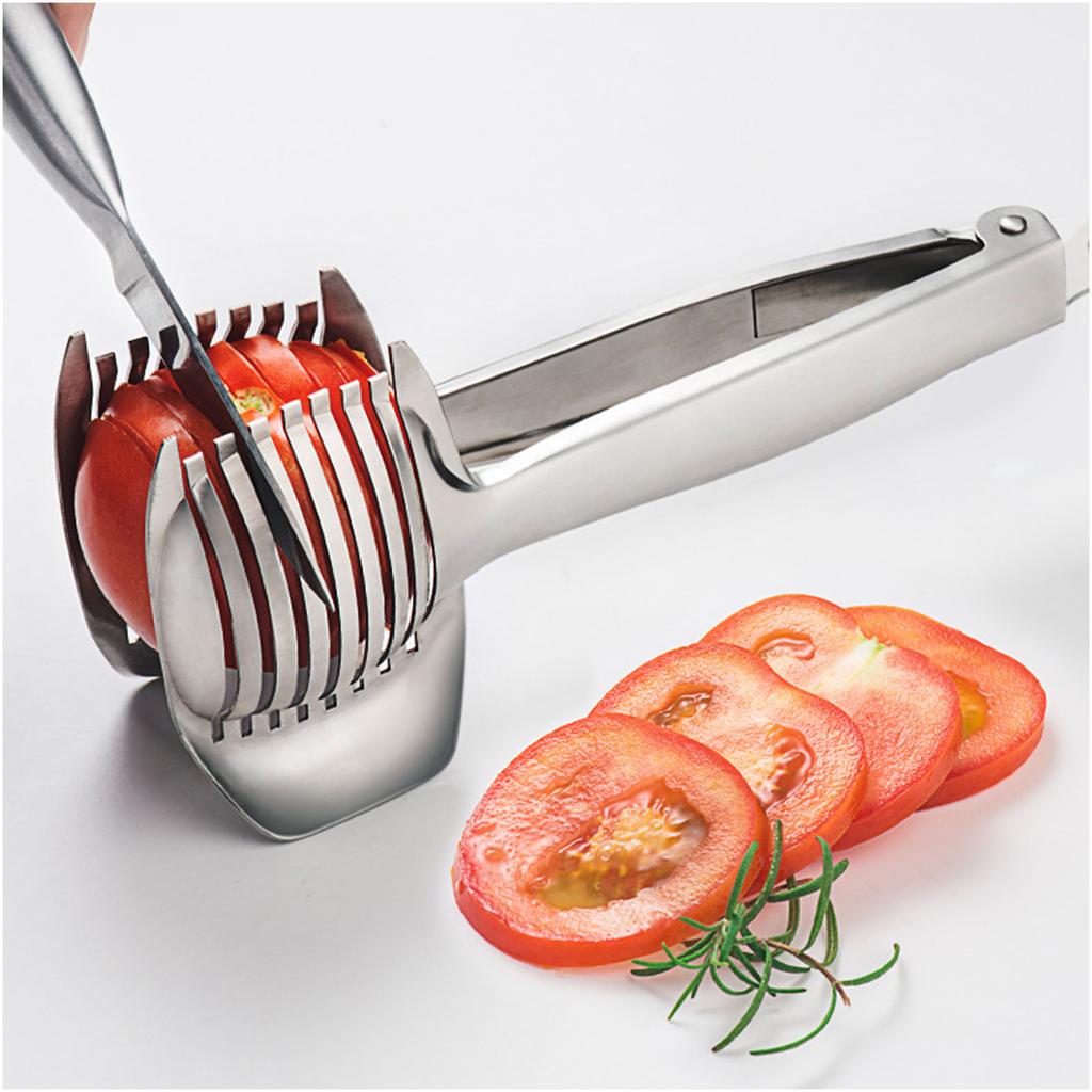 Ergonomic 304 Stainless Steel Lemon Cutter Slicing Tool Designed For Comfortable Grip And Accurate Slices Every Time