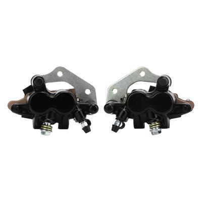 1 Pair Front Brake Calipers with Brake Pads 43080 5081 DJ Left Right for Brute Force 650 4x4 KVF650 KFX700 Prairie 650