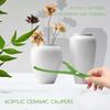 Dual Head Bent Leg Clay Caliper Portable Ceramic Measuring Pottery Tool  Carving