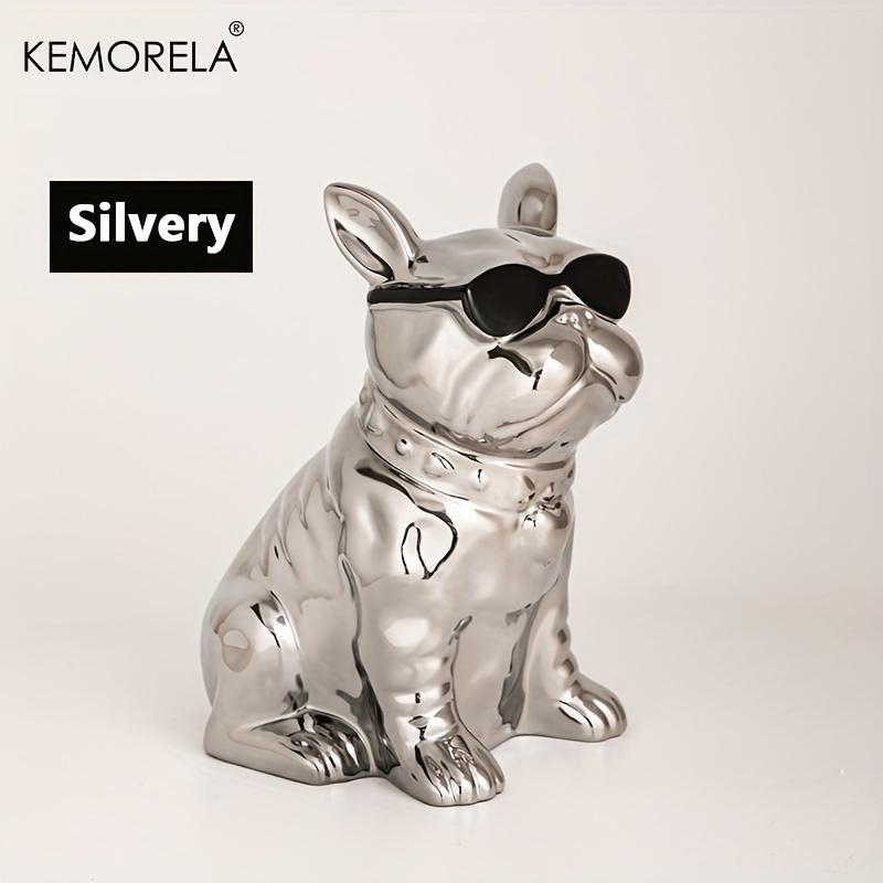 1PCS Ceramic Dog Tissue Box Animal Storage Home Decor Desktop Statue Craft Cute Pet Ornaments