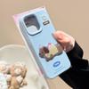 Weiche Hautschutzhülle im koreanischen Stil für iPhone 13/14/15/16/17 Promax - Sturzsicher