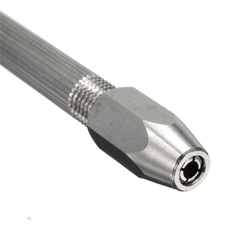 0-3.1mm Double End Hand Drill Mini Micro Manual Gimlet Double End Pin Vice Drill Hand Drilling Tool for Drilling Wood