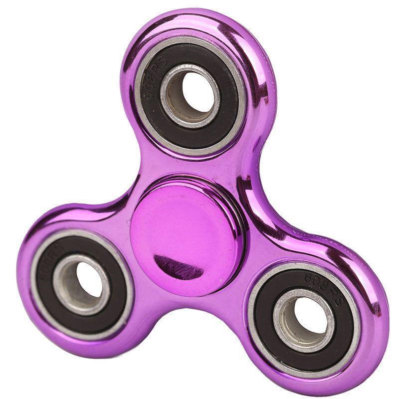 Jucării de Mână Spinner de Stres Eliberare Stres Metal Fidget Spinner Pentru Adulți Copii Jucării Amuzante Tri-Spinner