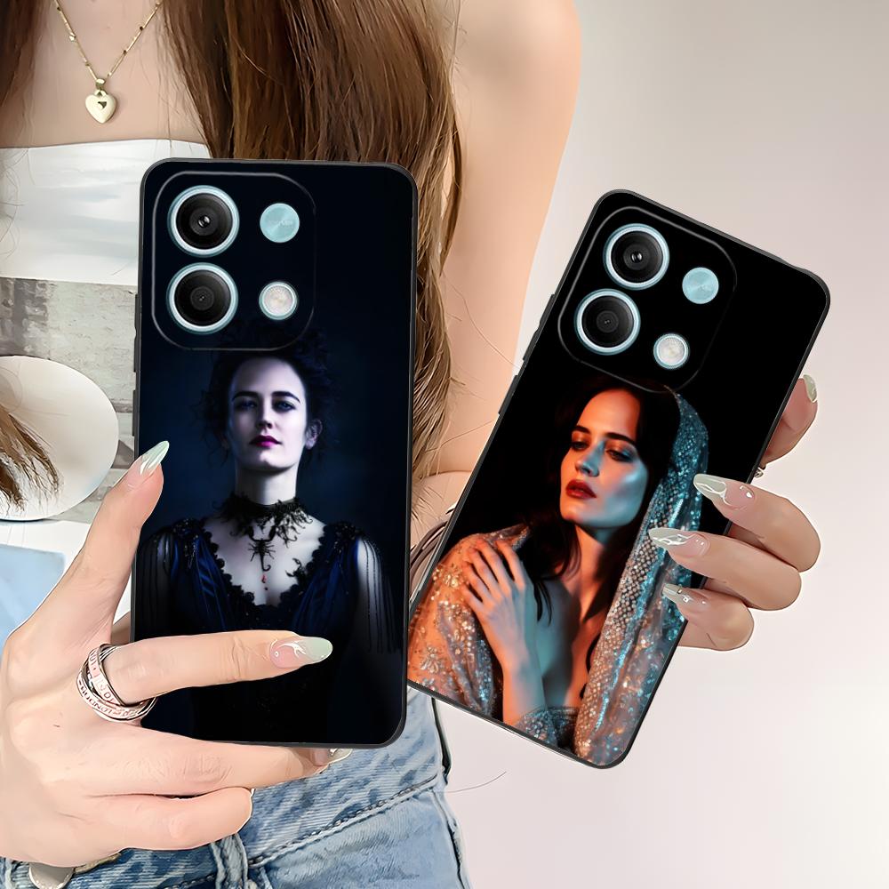 Eva Green Matte TPU Mobile Phone Case for POCO F8 F7 F6 F5 F4 F3 F2 Pro GT C75 C71 C65 C61 C40 Pro Ultra Colorful Cover