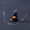 Halloween Scary Ghost Ornament Mini Resin Bone Skull Coffin Chair Statue for Holiday Party Tabletop Decor