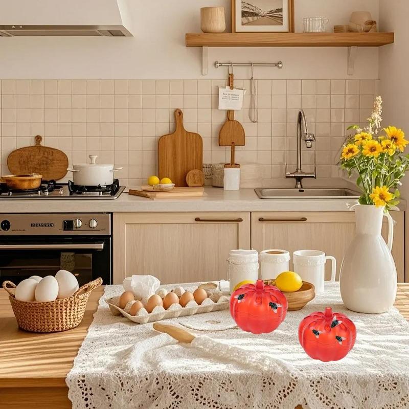 Fruchtfliegenfalle Ungiftig Kürbisform Drosophila Mückenvernichter Fänger Schädling Insektenkontrolle Haus Küche Käferfalle Vernichter Zubehör
