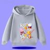 Peppa Pig Children's Hooded Sweatshirt 2026 New Style Cartoon Print Boys' Sport Shirt Girls' Casual Shirt