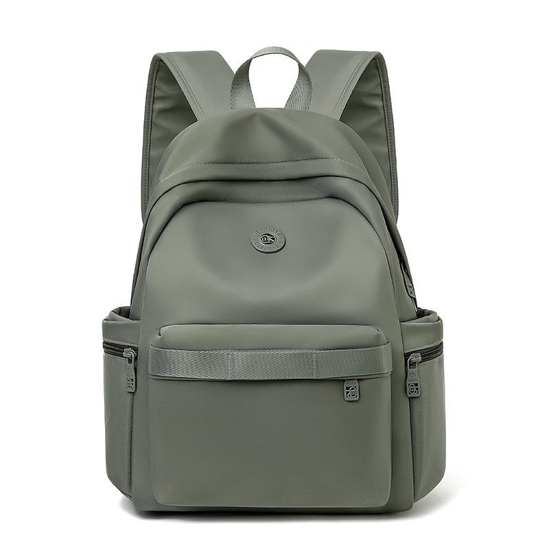 Water Resistant Nylon Backpack for Women and Students with Multiple Pockets for School Daily Use зелёный 2240₽