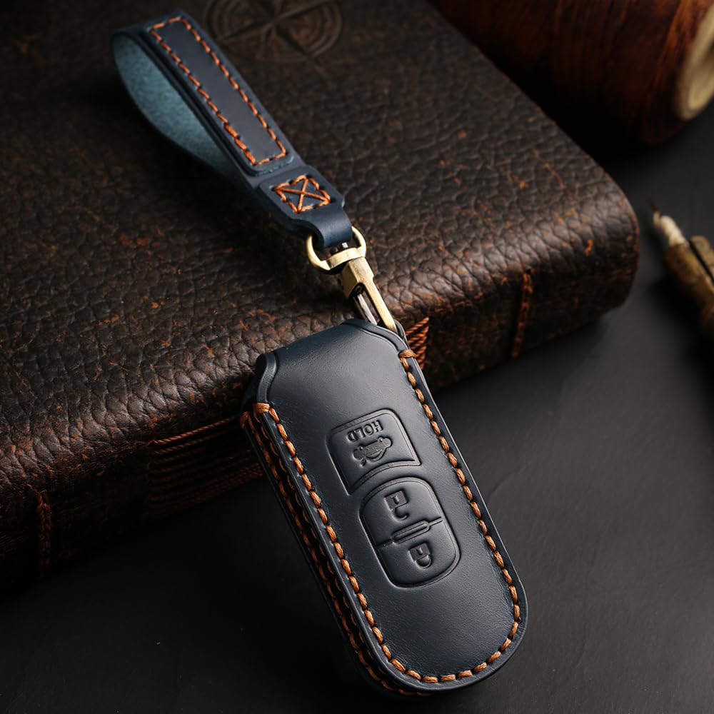 New Key Case Mazda Series Exclusive Leather Key Key Key Smart Key Case with Custom Key Case [LEXLEY Released] CX-5 KE/KF Case, Cover, Holder, CX-5