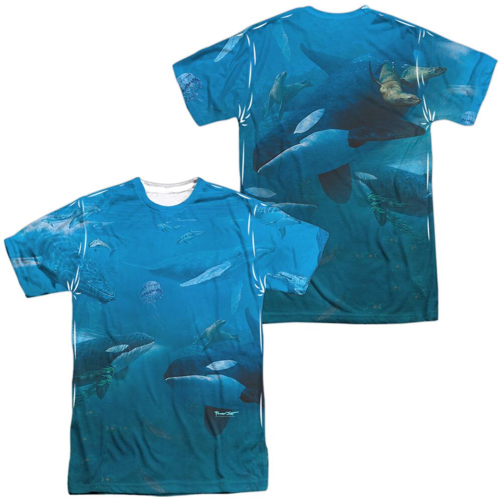 Wild Wings Whales Double Sided T-Shirt XXXXL