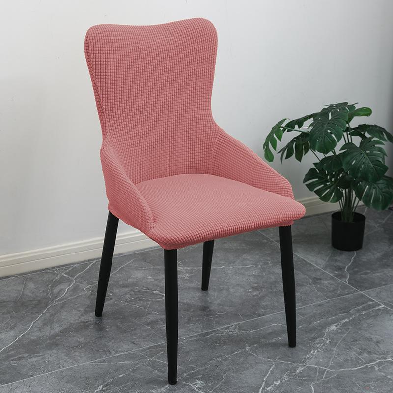 Special-shaped Armrest Style Elastic Chair Cover Simple Chair Cover Thickened Fleece Light Armrest Backrest Integrated Four-season Pass