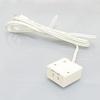 Noah Furniture Outlet (for Fixtures) 1-Outlet White VFF Cord 1.5m Under-Shelf Mount Type Up to 1500W NC-1514 White