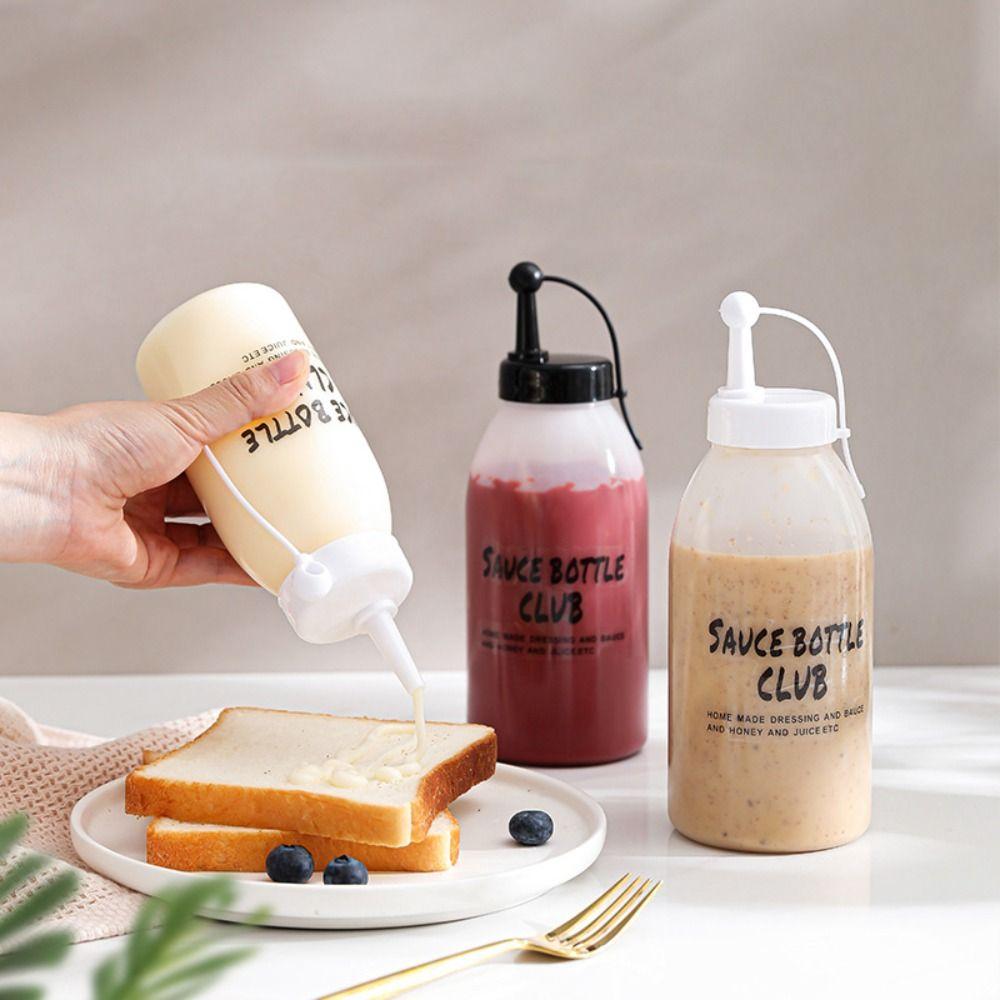 Saucen Würzen Extrudierte Flasche 350/650ML Ölsprühflasche Neue Würzmittel Squeeze-Flaschen