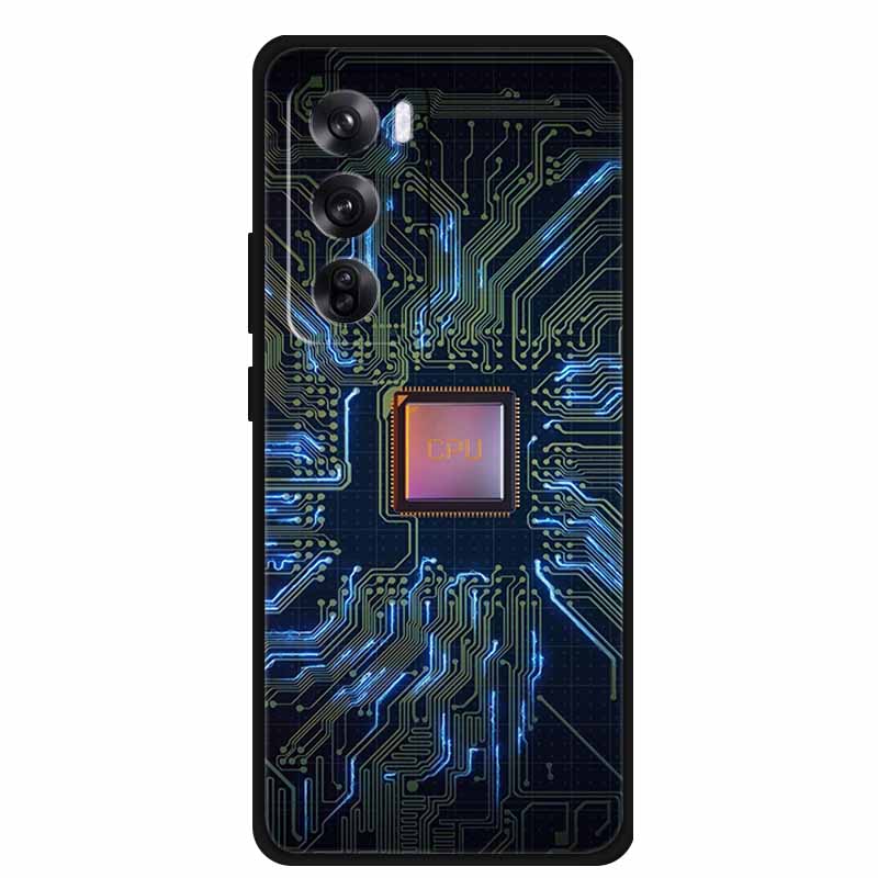 Funda For OPPO Reno 12 / Reno12 Pro Global Case Fashion Printed Soft Silicone Back Cover For Reno12 Pro Cat Phone Case Reno12 5G