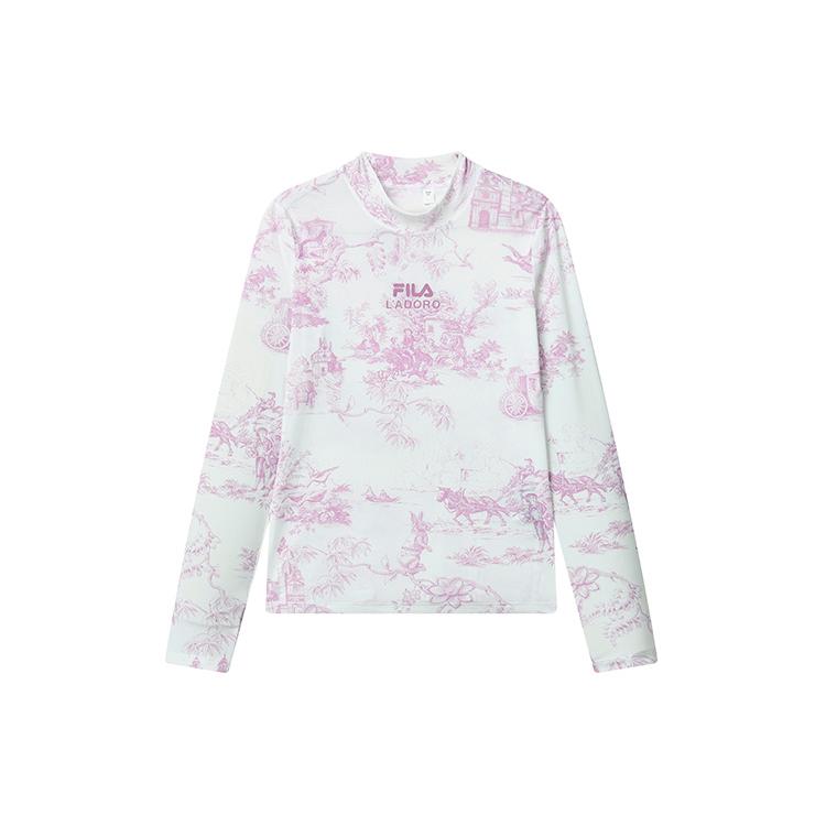 New FILA T Shirt Women's All Over Print F11W238205F-ZA