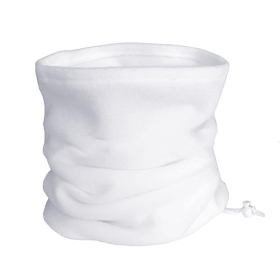 Unisex Winter Outdoor Solid Color Soft Thick Fleece Neck Warmer Gaiter Cover Hat