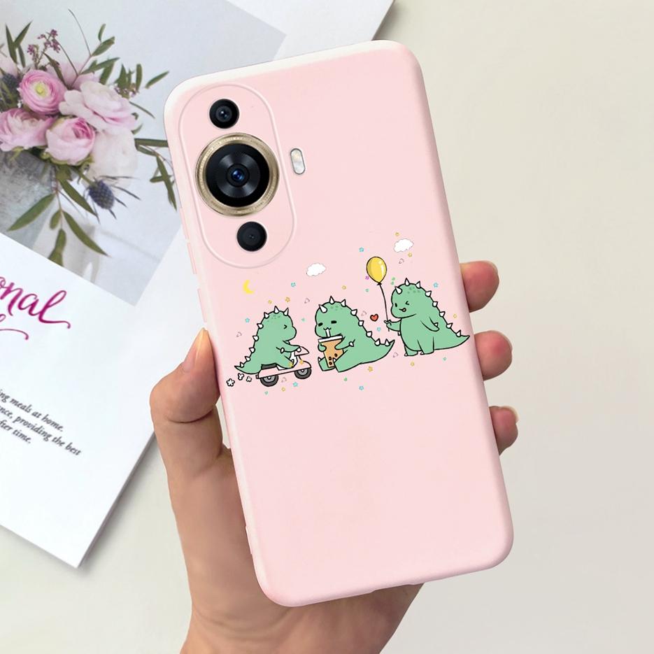 For Huawei Nova 11 Pro Case Nova 11i Cute Candy Painted Cover Soft Silicone Phone Case For Huawei Nova 11 Pro Nova11 Ultra Shell