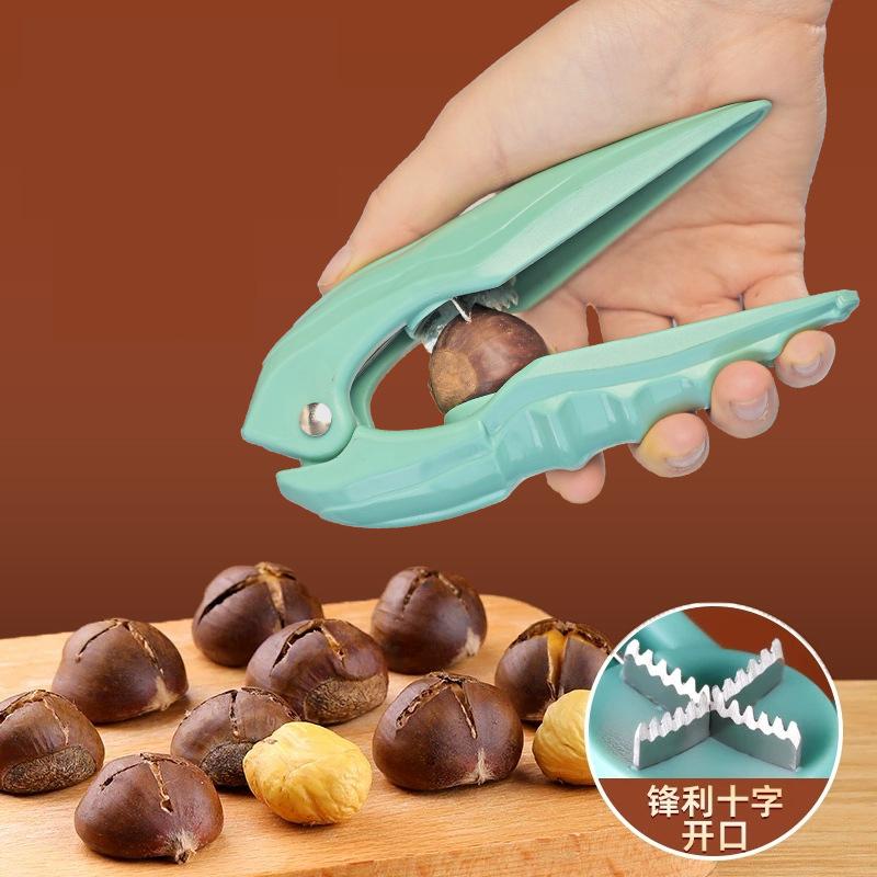Otvírák na vlašské ořechy a kaštany Univerzální otvírák na vlašské ořechy a lískové ořechy Kleště Křížový zubový nůž Velikost Domácí nástroj na louskání Kuchyňské potřeby