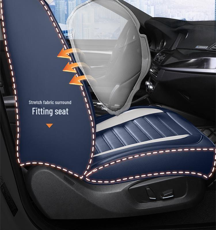 Five-Seater All-Season Universal Full Wrap Car Seat Cushion Set