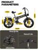 BURCHDA R7 1500W Fat Tire Electric Bike for Adults | 20'' All-Terrain eBike with 48V 20A Removable Battery | 7-Speed Gears Off-Road Bicycle 26MP