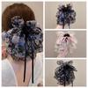 Headwear Chiffon Flower Hair Clip Korean Style Bowknot Hairpin  Ponytail Holder