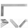 90 Degree Right Angle Steel Ruler Aluminum Handle Right Angle Turning Ruler  Measuring Tool