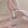 Enamel Decorative Ring, a Unique Ring with a Niche Design Sense for Women, Light Luxury, Exquisite and High-end Dripping Oil Jewelry.