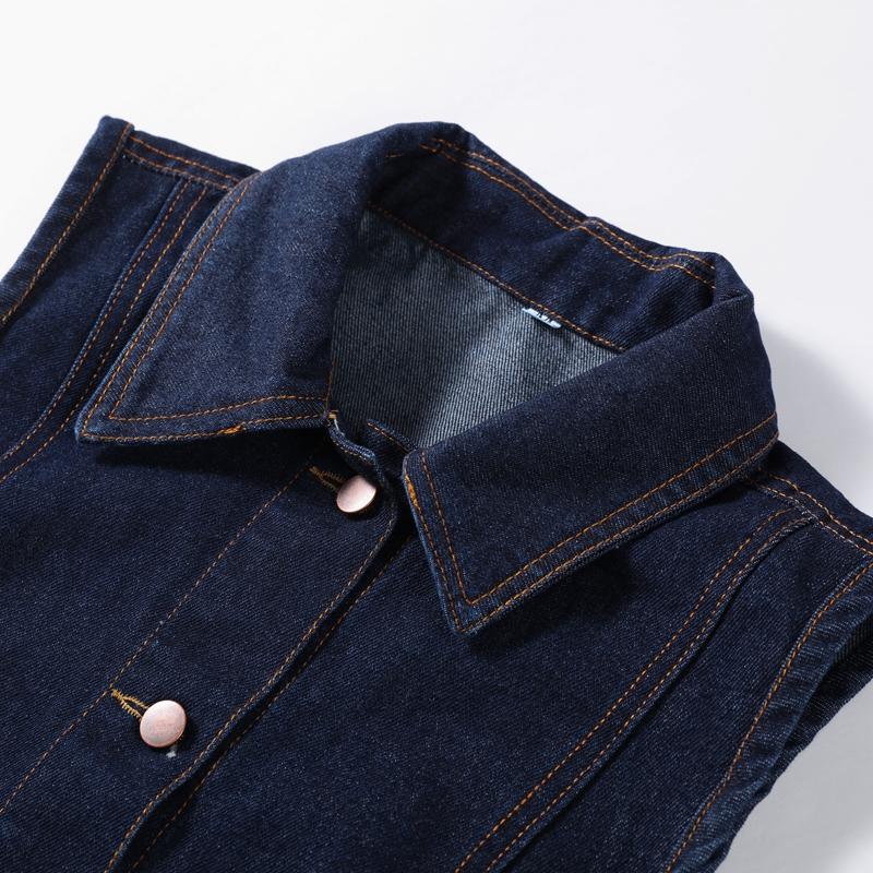 Damskie Zestawy Jeansowe Marynarka Jeansowa Jednorzędowa Topy Spodnie Szerokie Nogawki Wysoki Stan Moda Y2K High Street Zestaw