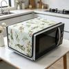 30x90cm Dust Resistant Cotton Linen Microwave Cover Household Linen Cloth